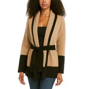 SER.O.YA Quinn Robe Cardigan SEROYA Belted Wool Shawl Sweater